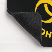 Biohazard Icon Mousepad (Ecke)
