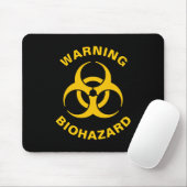 Biohazard Icon Mousepad (Mit Mouse)