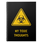 Biohazard Icon Notizblock (Vorderseite)