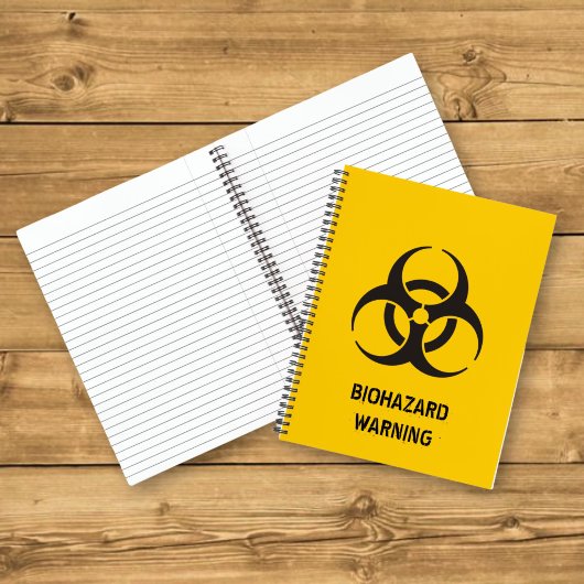 Biohazard Icon Notizblock