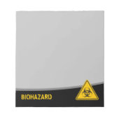 Biohazard Icon Notizblock (Vorderseite)