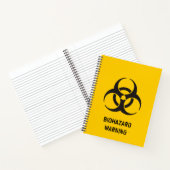 Biohazard Icon Notizblock (Innenseite)