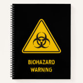 Biohazard Icon Notizblock (Vorderseite)