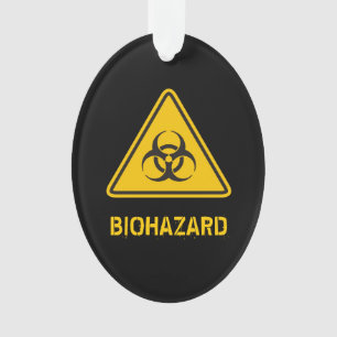 Biohazard Icon Ornament