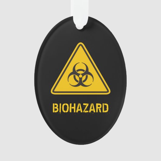 Biohazard Icon Ornament (Vorderseite)