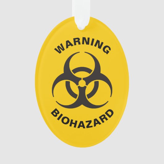Biohazard Icon Ornament (Vorderseite)