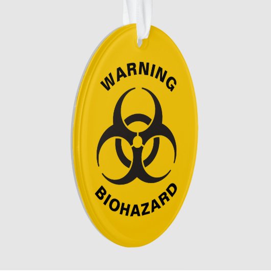 Biohazard Icon Ornament (Vorderseite)