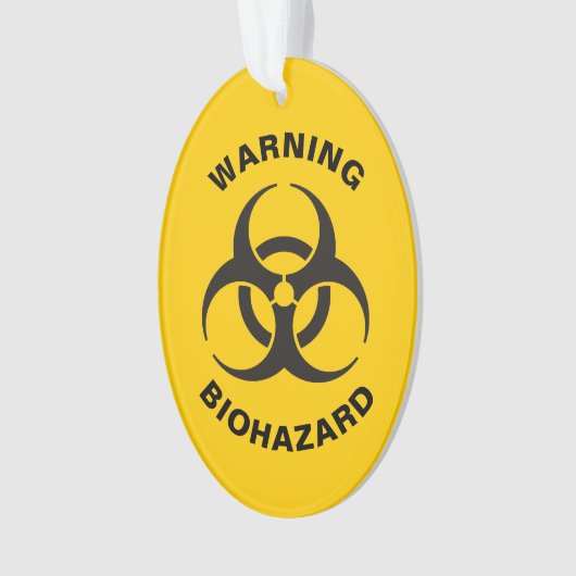 Biohazard Icon Ornament (Vorderseite)
