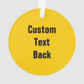 Biohazard Icon Ornament (Rückseite)