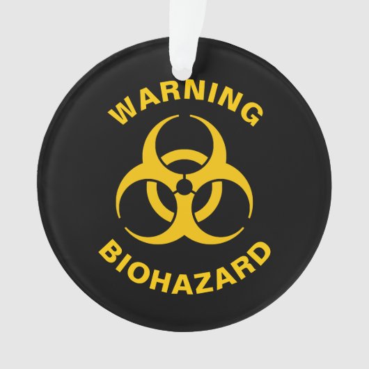 Biohazard Icon Ornament (Vorderseite)