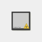 Biohazard Icon Post-it Klebezettel (Vorderseite)