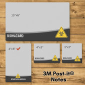 Biohazard Icon Post-it Klebezettel