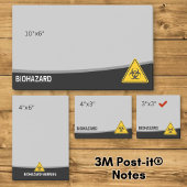 Biohazard Icon Post-it Klebezettel