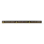 Biohazard Icon Satinband (Vorderseite)