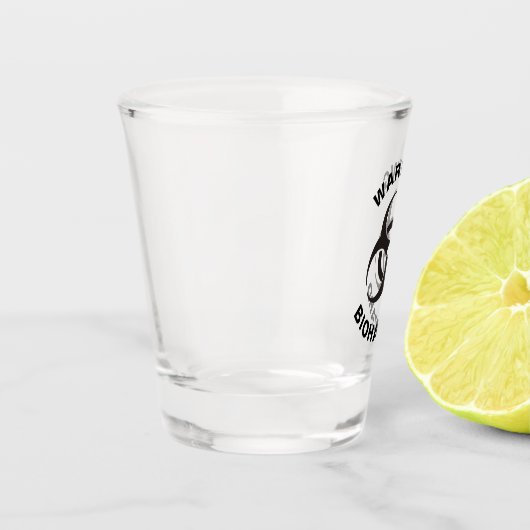 Biohazard Icon Schnapsglas (Links)