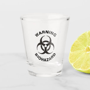 Biohazard Icon Schnapsglas