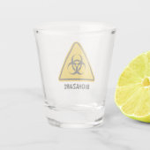 Biohazard Icon Schnapsglas (Rückseite)