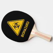 Biohazard Icon Tischtennis Schläger (Seitenansicht)