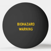 Biohazard Icon Tischtennisball (Rückseite)