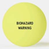 Biohazard Icon Tischtennisball (Rückseite)