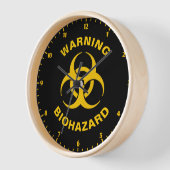 Biohazard Icon Uhr (Winkel)