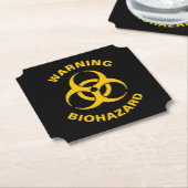 Biohazard Icon Untersetzer (angewinkelt)