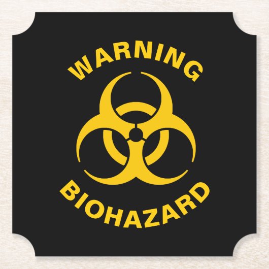 Biohazard Icon Untersetzer (Vorderseite)