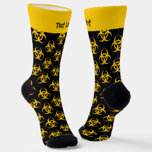 Biohazard-Symbol-Muster-Socken Socken