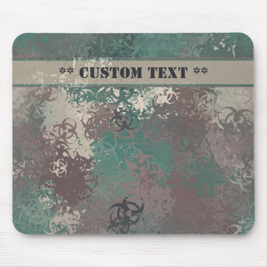 Biohazard-Wald-Tarn-Mauspad mit individuellem Text Mousepad (Vorne)