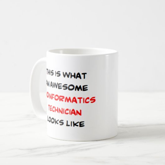 Bioinformatik Kaffeetasse (Vorderseite Links)