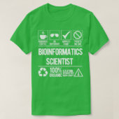 Bioinformatiker Job T-Shirt (Design vorne)