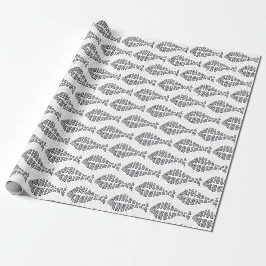 Bioingenieur Graufisch Geschenkpapier (Ungerollt)