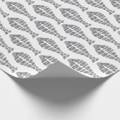Bioingenieur Graufisch Geschenkpapier (Ecke)
