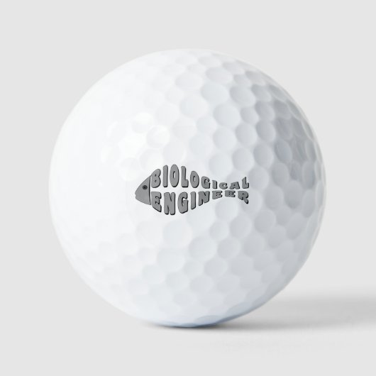 Bioingenieur Graufisch Golfball (Vorderseite)