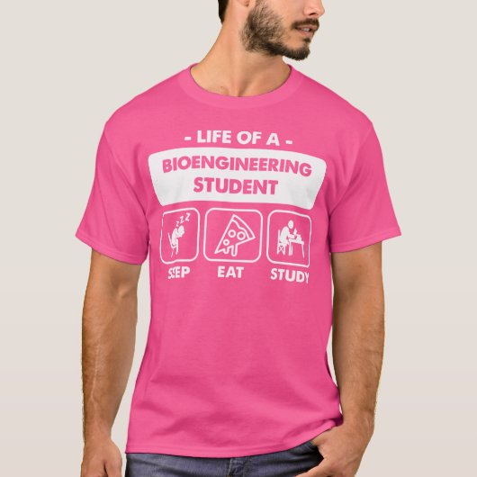 Bioingenieur-Studierende T-Shirt (Vorderseite)
