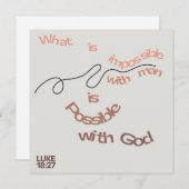 Biokonzept / Grußkarte / Christlich Feiertagskarte (Vorne/Hinten)