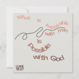 Biokonzept / Grußkarte / Christlich Feiertagskarte