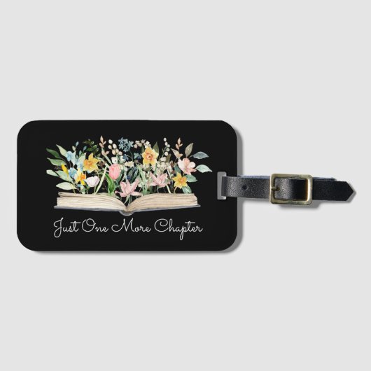 Biokorrektur für Wasserfarben Blume Gepäckanhänger (Vorderseite (Horizontal))