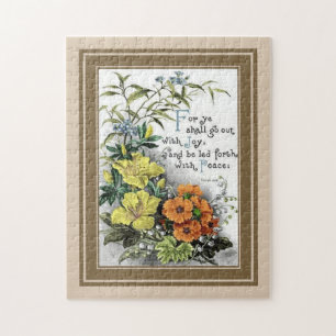 Biokotierung mit Blume Puzzle