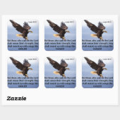 Biokotierungen Quadratischer Aufkleber (Blatt)