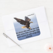 Biokotierungen Quadratischer Aufkleber (Umschlag)