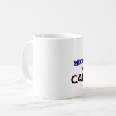Biologe angetrieben durch Koffein Kaffeetasse (Vorderseite Links)