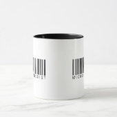 Biologe-Bar-Code Tasse (Zentrum)