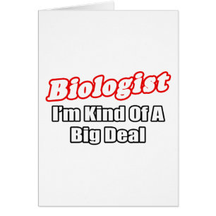 Biologe... Big Deal