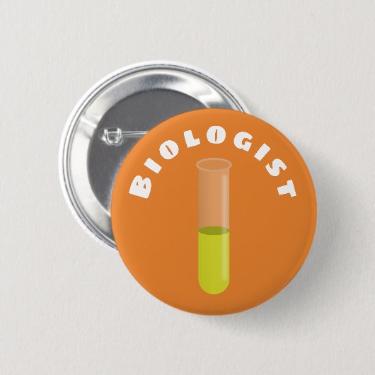 Biologe Button (Vorne & Hinten)