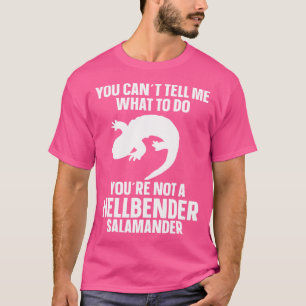 Biologe Hellbender Salamander Amphibien T-Shirt