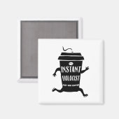 Biologe| Mikroskop Biologie Studium Geschenk Idee Magnet (Vorderseite/Rückseite)