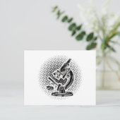Biologe | Mikroskop Biology Study Gift Idea Postkarte (Stehend Vorderseite)