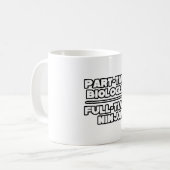 Biologe/Ninja Kaffeetasse (Vorderseite Links)