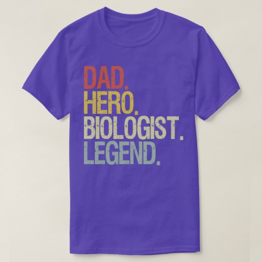 Biologe Papa Classic TShirt (Design vorne)